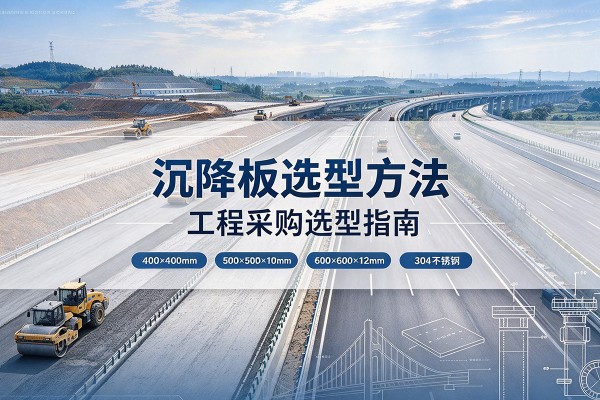 阿拉尔沉降板选择方法