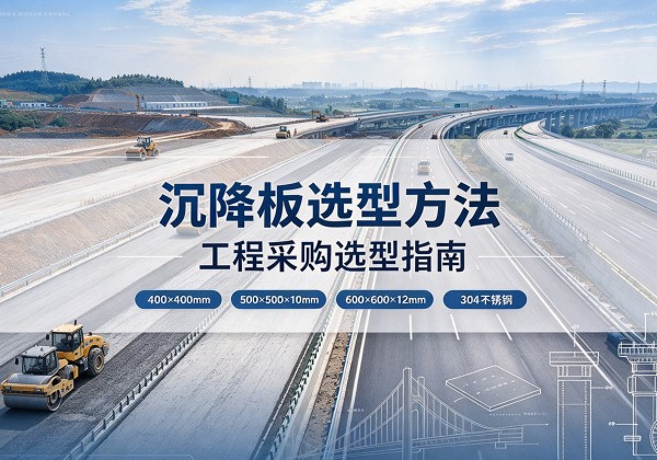 阿拉尔沉降板选择方法